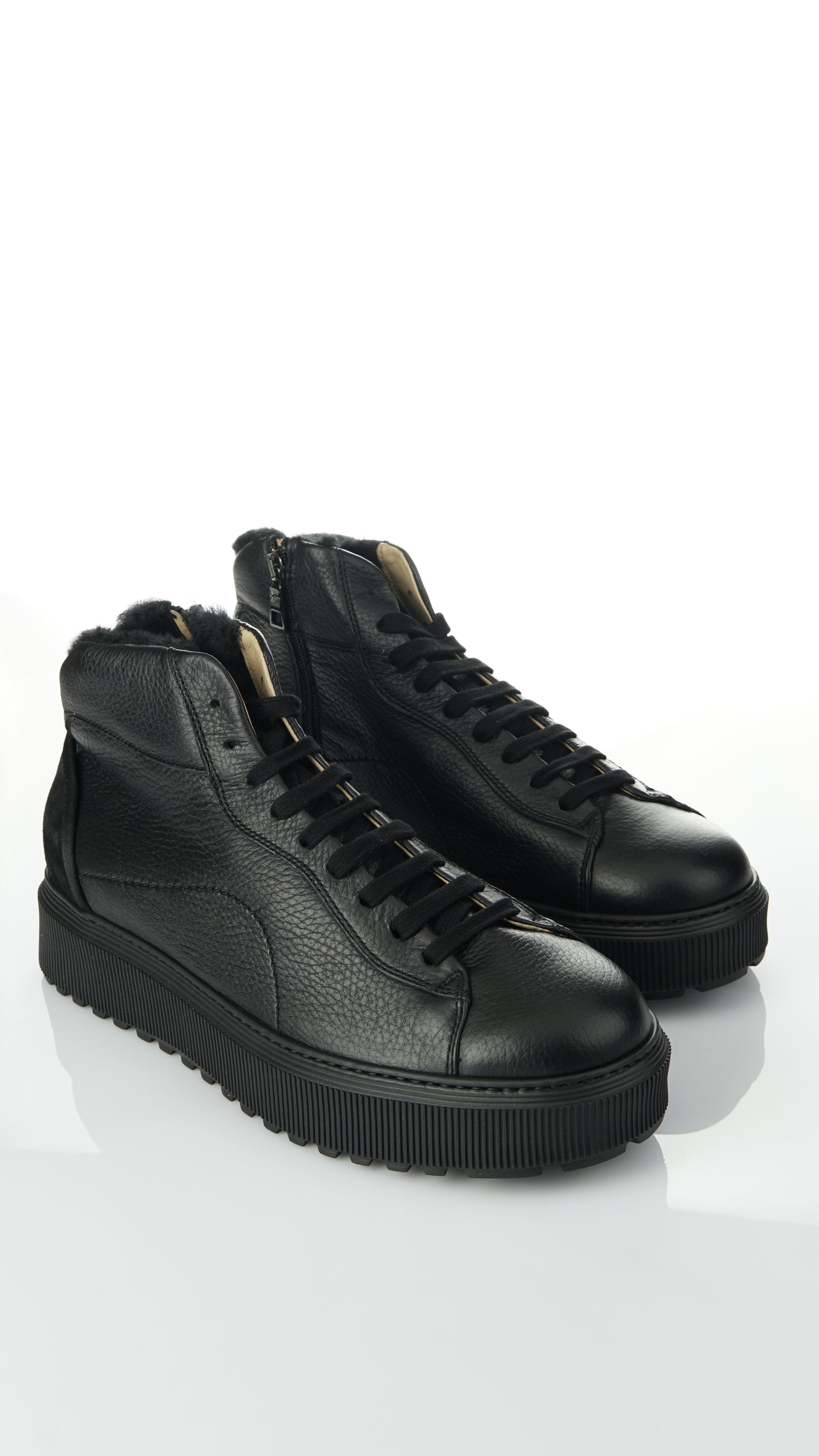 Camerlengo - gefütterter Sneaker mit dicker Sohle