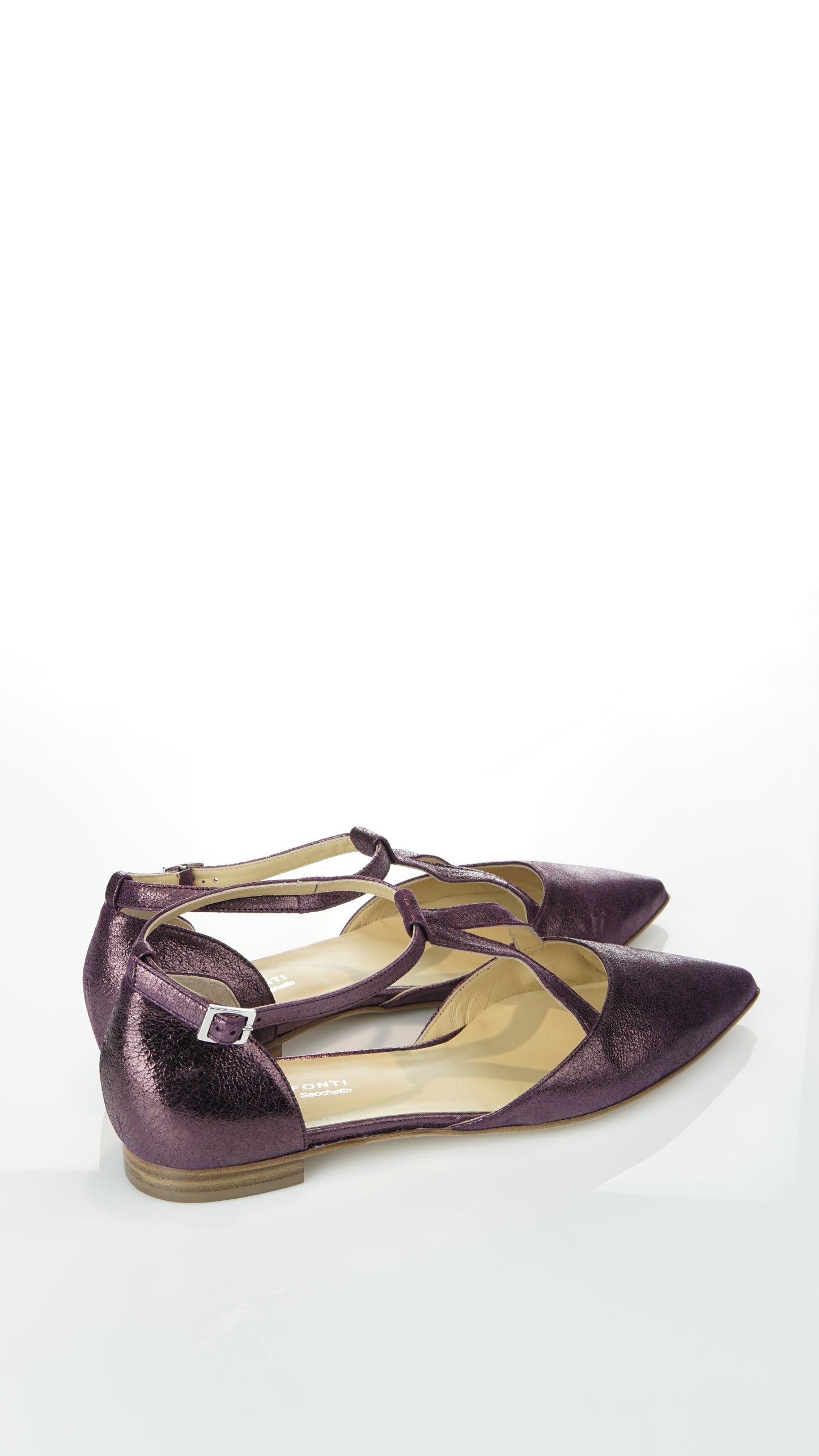 Viola Fonti Ballerina Steg Spitz