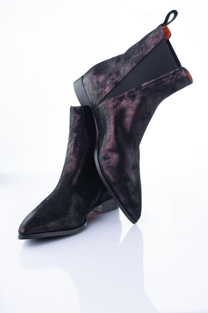 Kroll WKATY3 F – Black Glitter Chelsea Boot