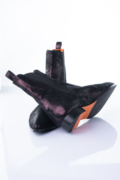 Kroll WKATY3 F – Black Glitter Chelsea Boot