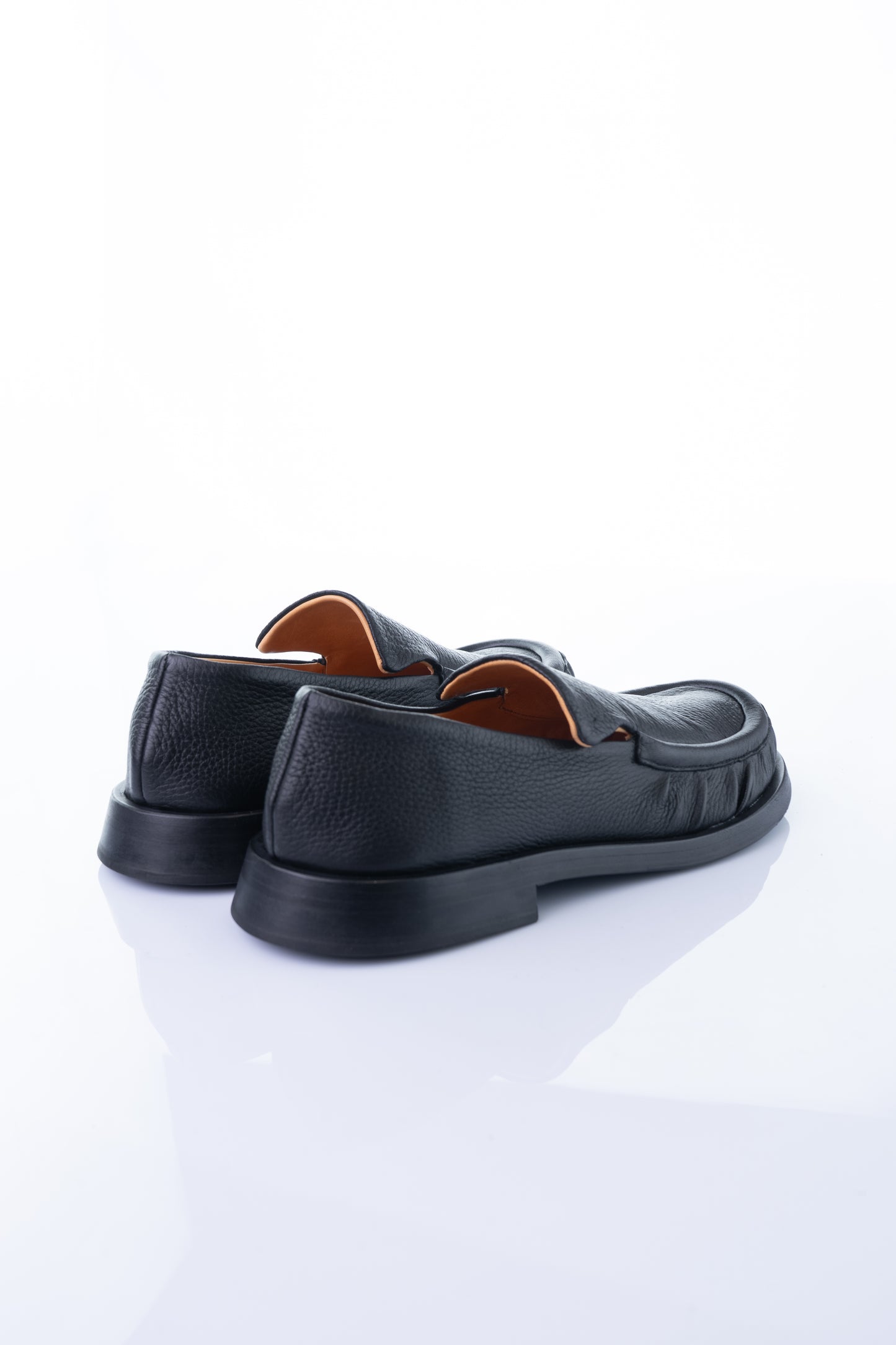 Tadeucci Marzio – Black Grain Leather Loafer