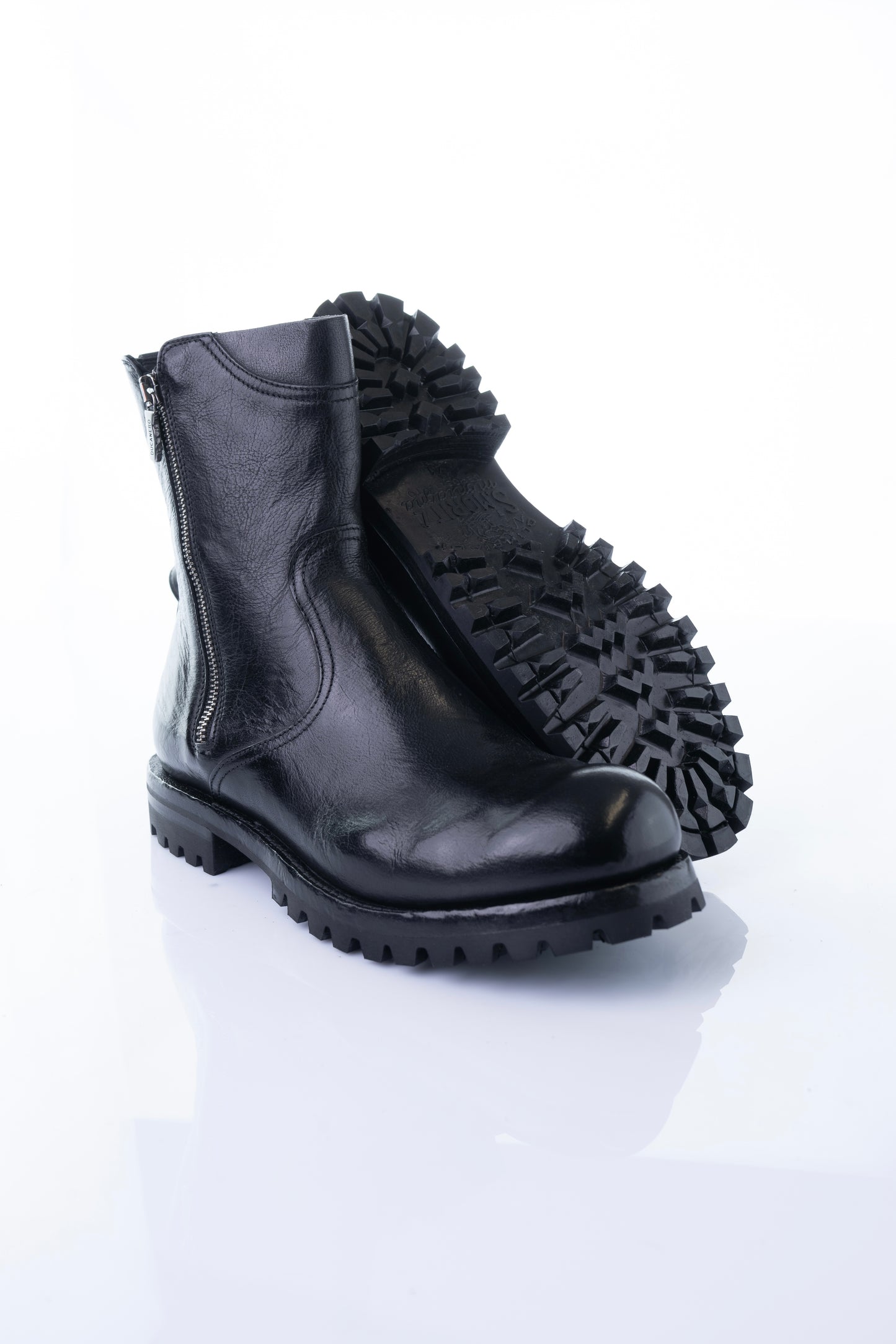 Ducanero A2771 – Black Toscano Low Ankle Boot