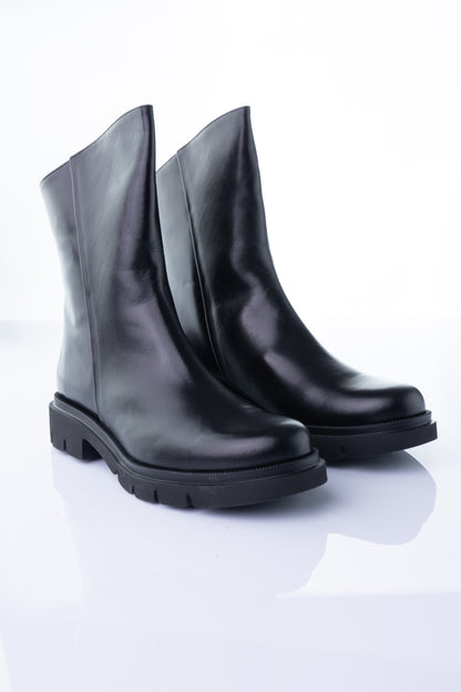 Viola Fonti 2742 SUSY – Black Leather Platform Boot