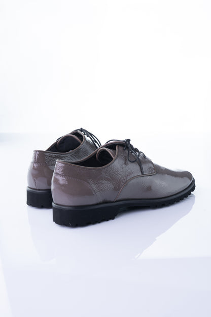 Viola Fonti 2451 – Taupe Naplack Textured Derby