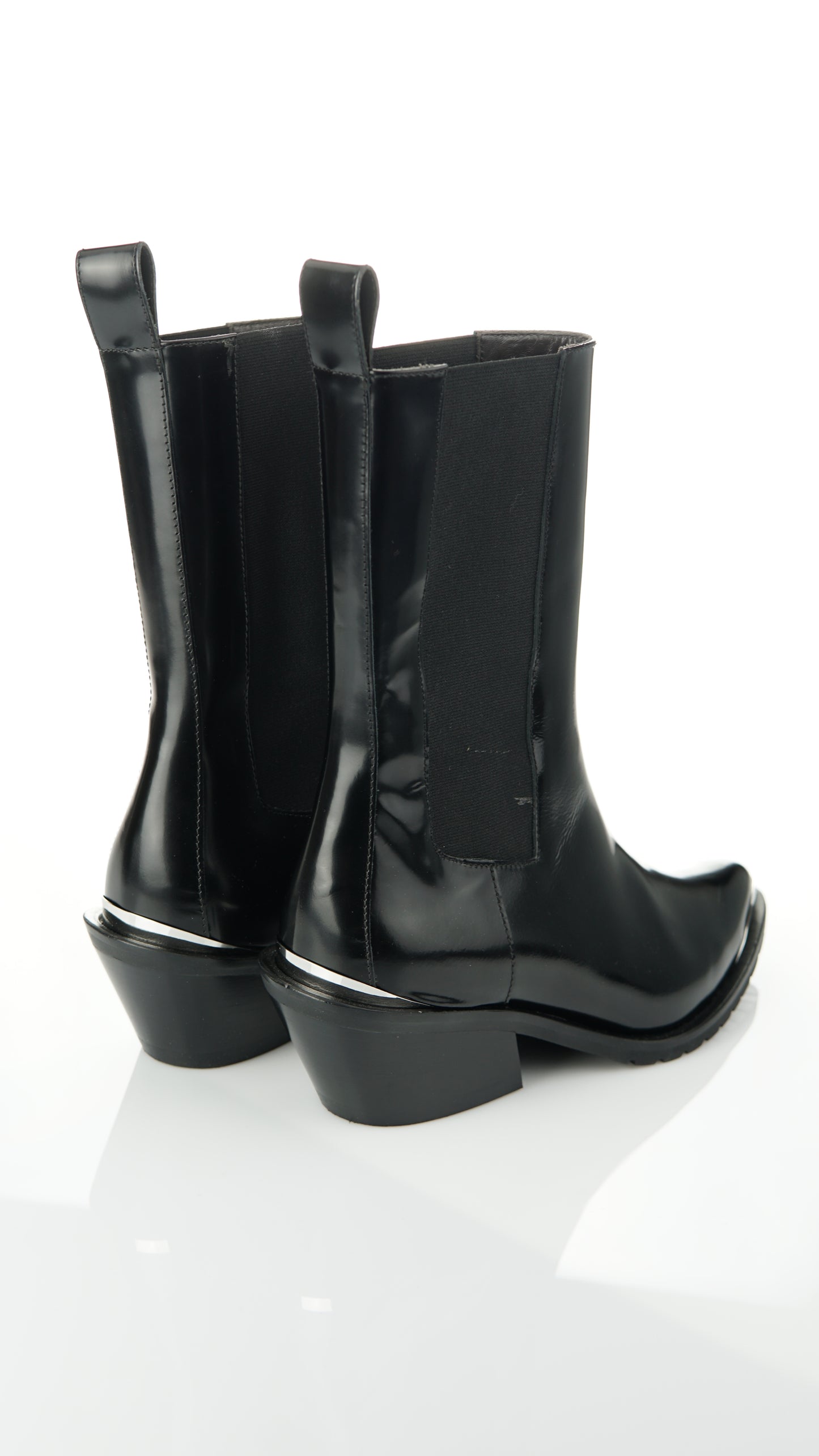 ADDDRESS - Cowboy Boots mit Silber Detail